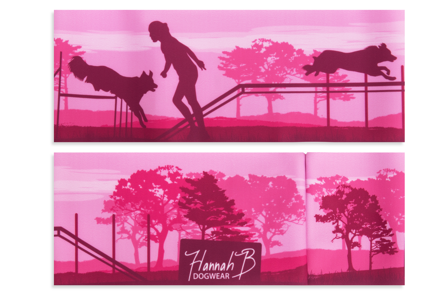 Čelenka HannahB - agility (růžová)