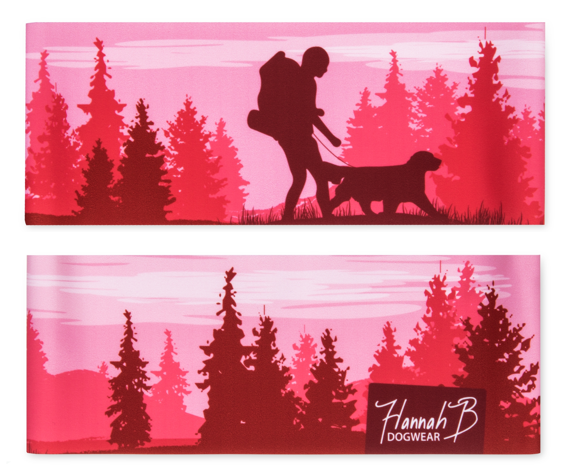 Čelenka HannahB - dogtrekking (červená)