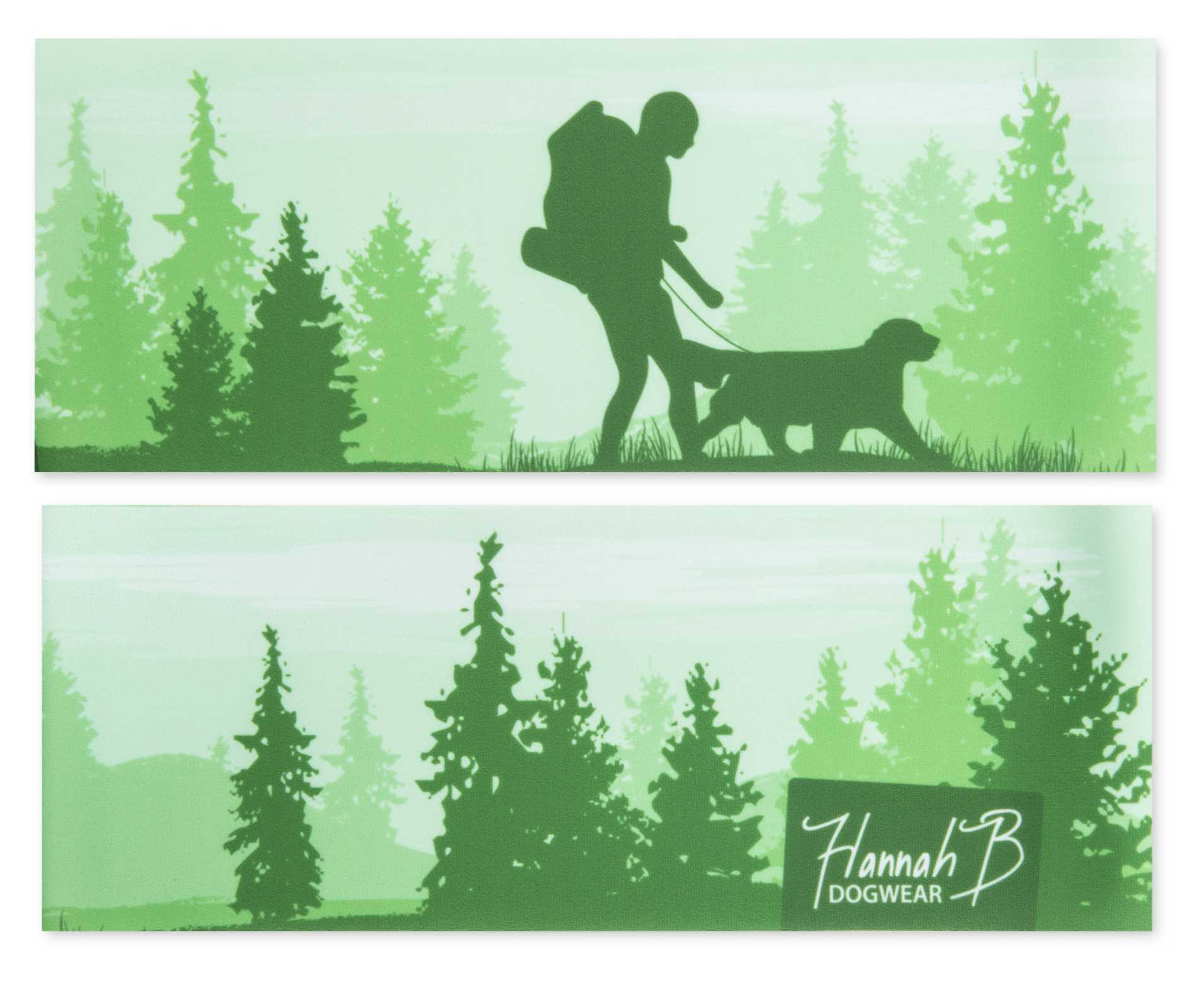Čelenka HannahB - dogtrekking (zelená)